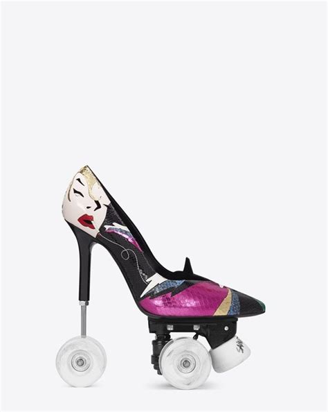 ysl high heel roller skates